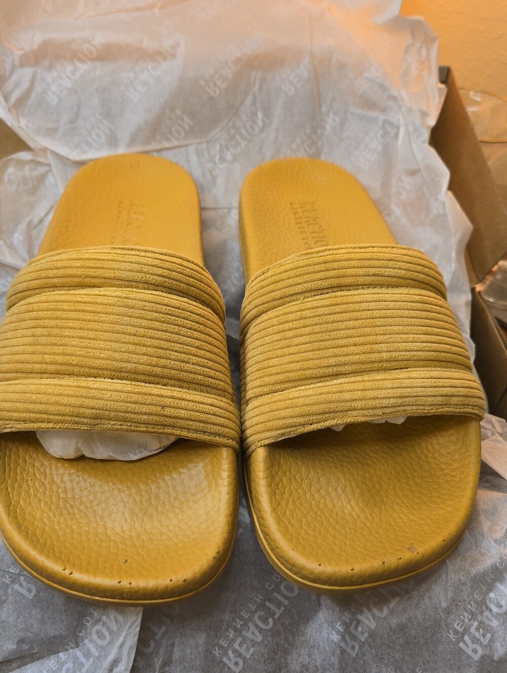 Kenneth Cole Causal Comfort Men's Tank Slip on Slide Sandals 7M New